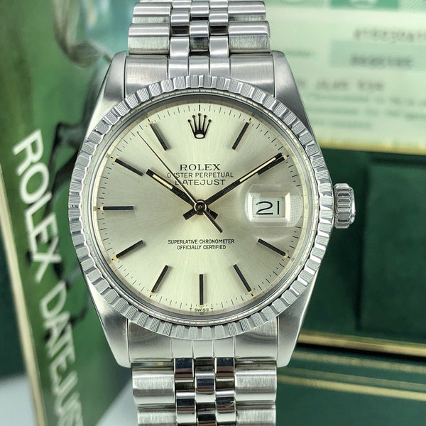 1984 Vintage Rolex 16030 Datejust Good Condition With Box Papers Full Set