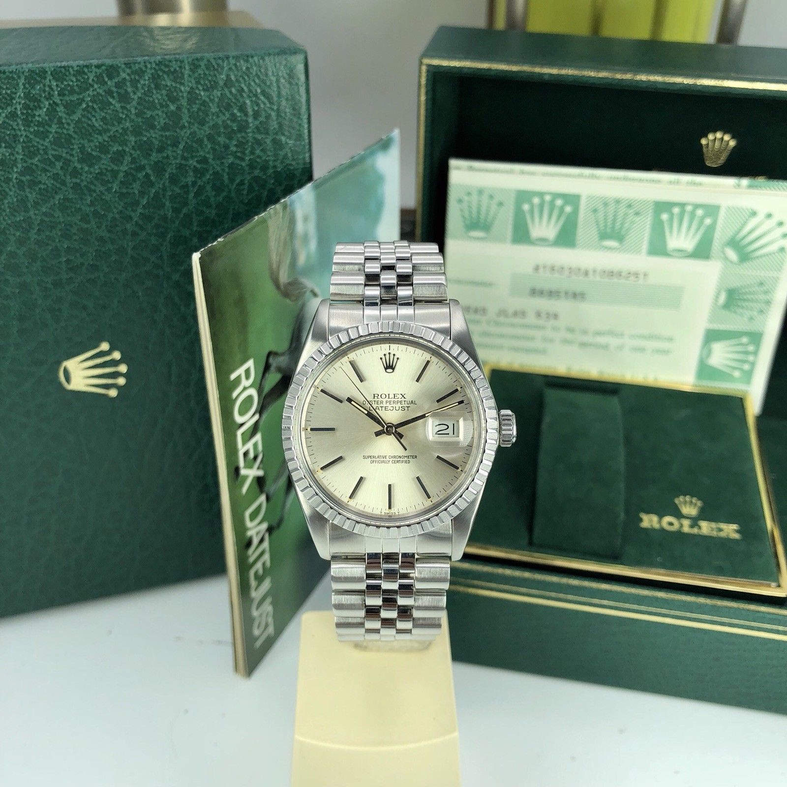 1984 Vintage Rolex 16030 Datejust Good Condition With Box Papers Full Set