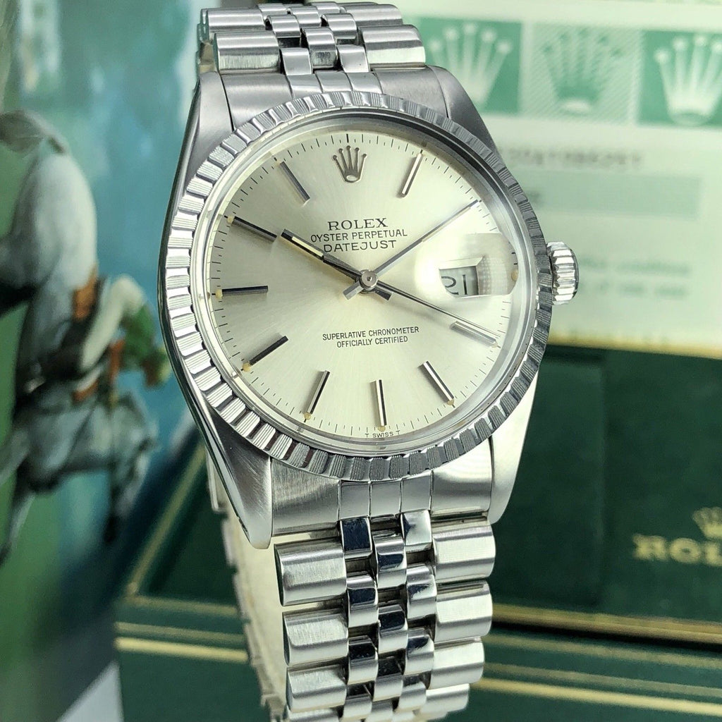 1984 Vintage Rolex 16030 Datejust Good Condition With Box Papers Full Set