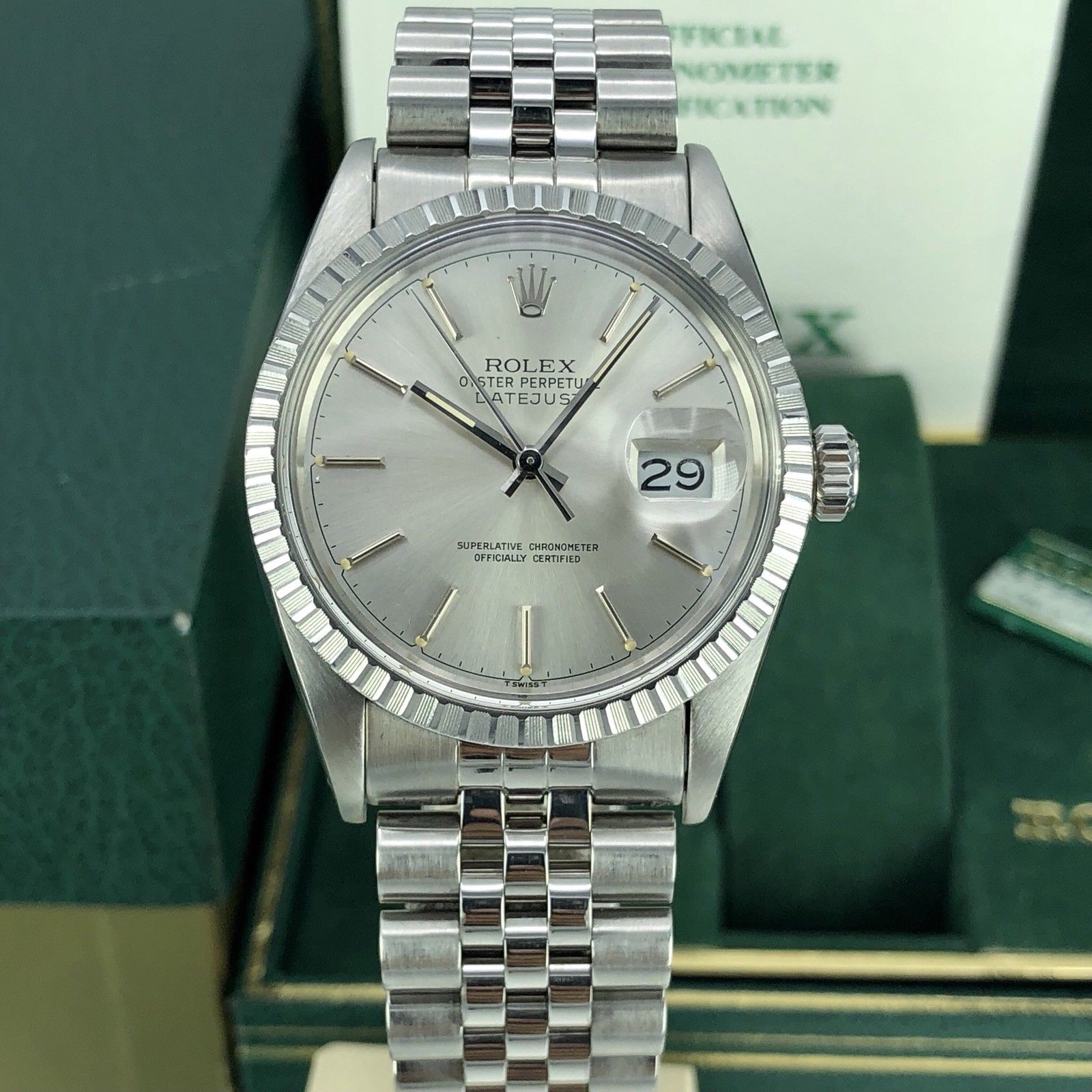 Vintage Rolex 16030 Datejust Great Condition With Box Papers Full Set 1985