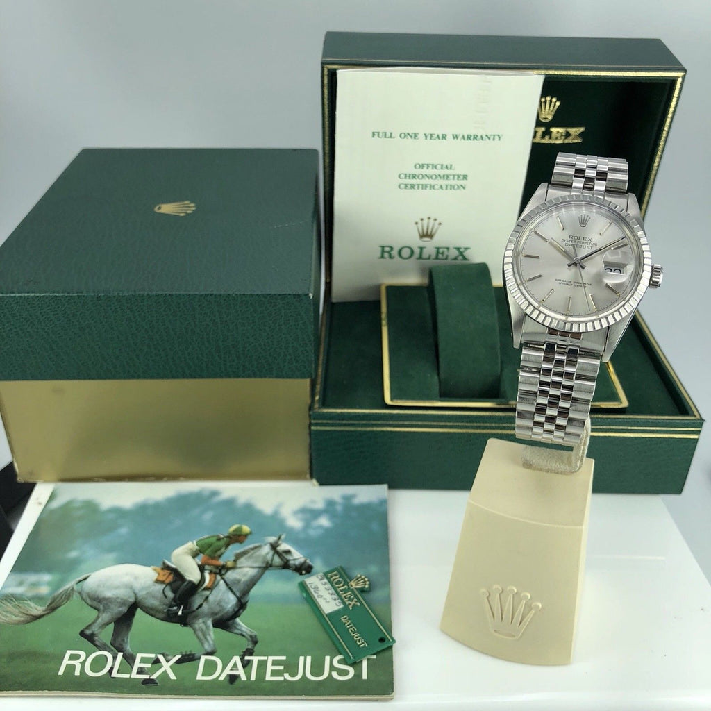 Vintage Rolex 16030 Datejust Great Condition With Box Papers Full Set 1985