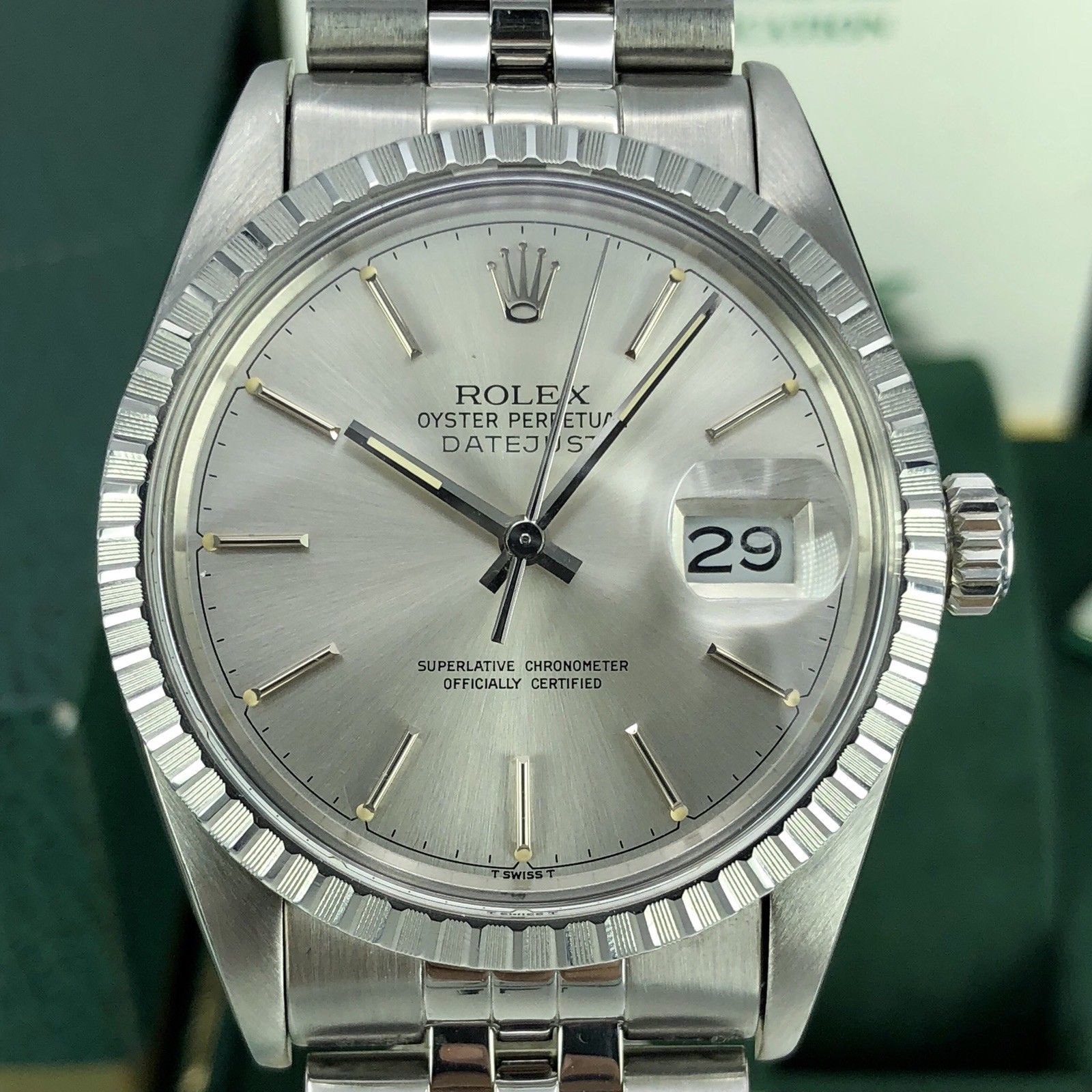 Vintage Rolex 16030 Datejust Great Condition With Box Papers Full Set 1985
