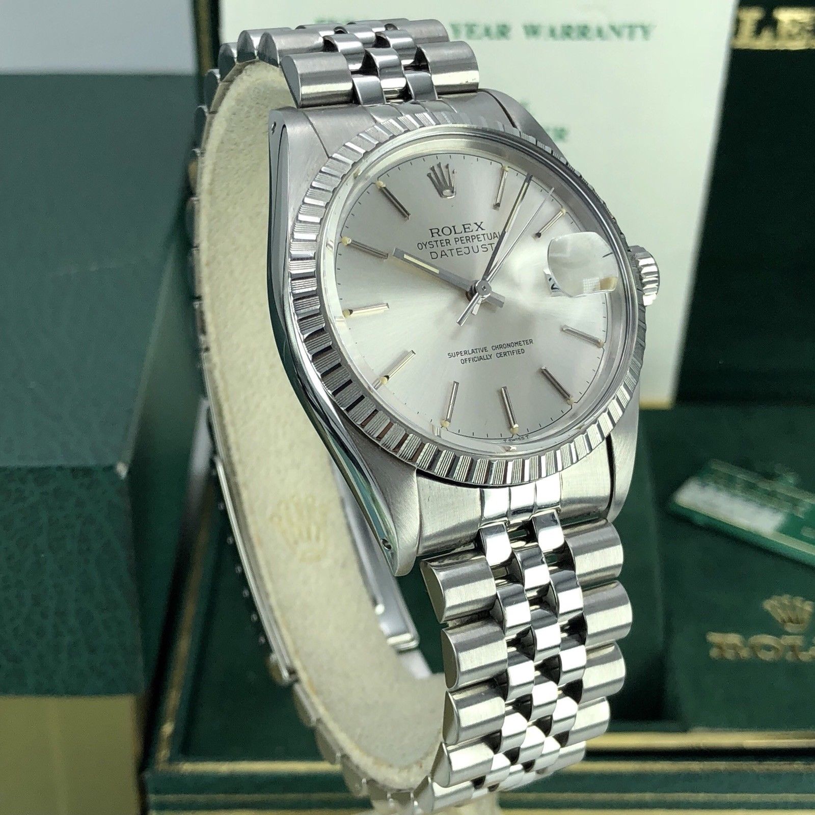 Vintage Rolex 16030 Datejust Great Condition With Box Papers Full Set 1985