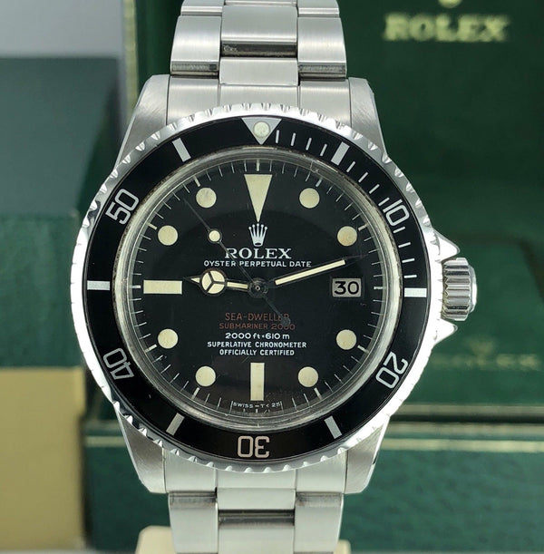 1972 Vintage Rolex 1665 Sea Dweller Submariner Double Red Mk3 Dial