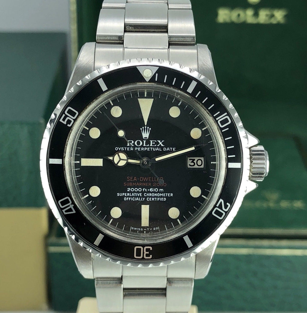 1972 Vintage Rolex 1665 Sea Dweller Submariner Double Red Mk3 Dial