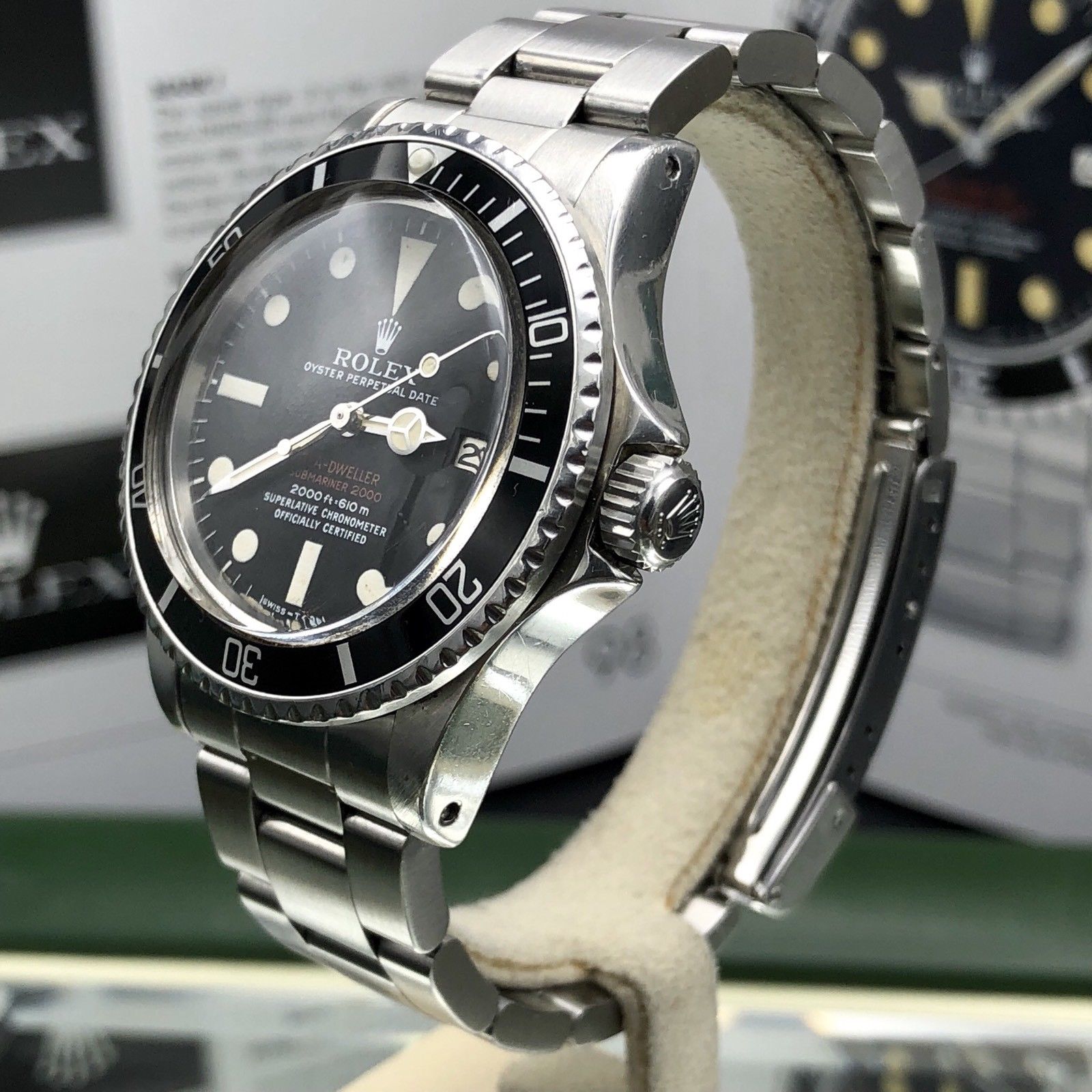 Vintage Rolex 1665 Submariner Sea Dweller Double Red Mk3 Dial From 1972