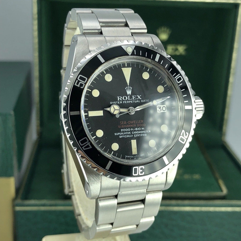 1972 Vintage Rolex 1665 Sea Dweller Submariner Double Red Mk3 Dial