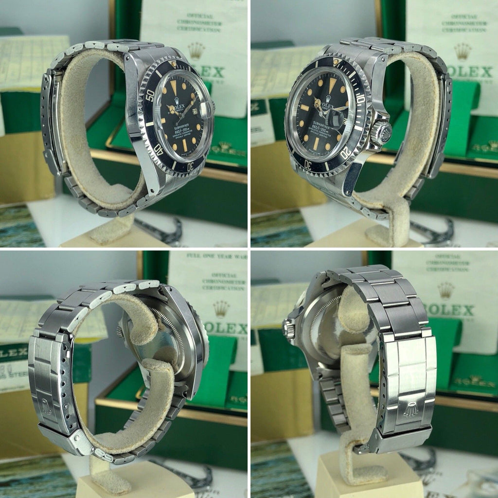 Vintage Rolex 1680 Submariner Super Pumpkin Dial 1978 Full Set box & Papers