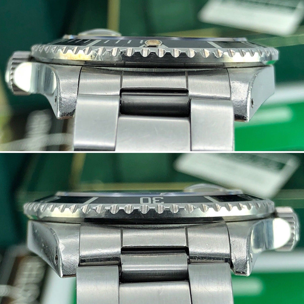 1986 Vintage Rolex 16800 Submariner Heavy Patina dial Unpolished box & Papers