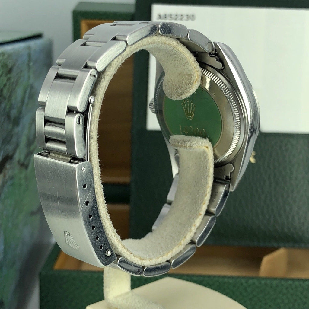 2000 Vintage Rolex 14000 Air-King Unpolished with Box and Papers