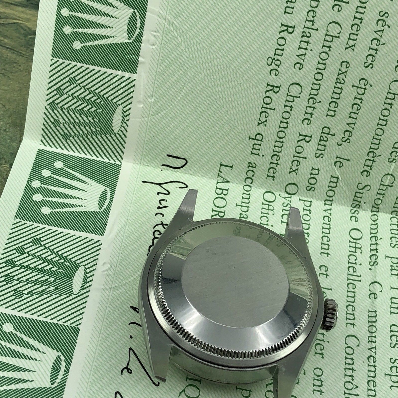 1977 Vintage Rolex Date 1500 Saudi military Logo Dial Box and Papers