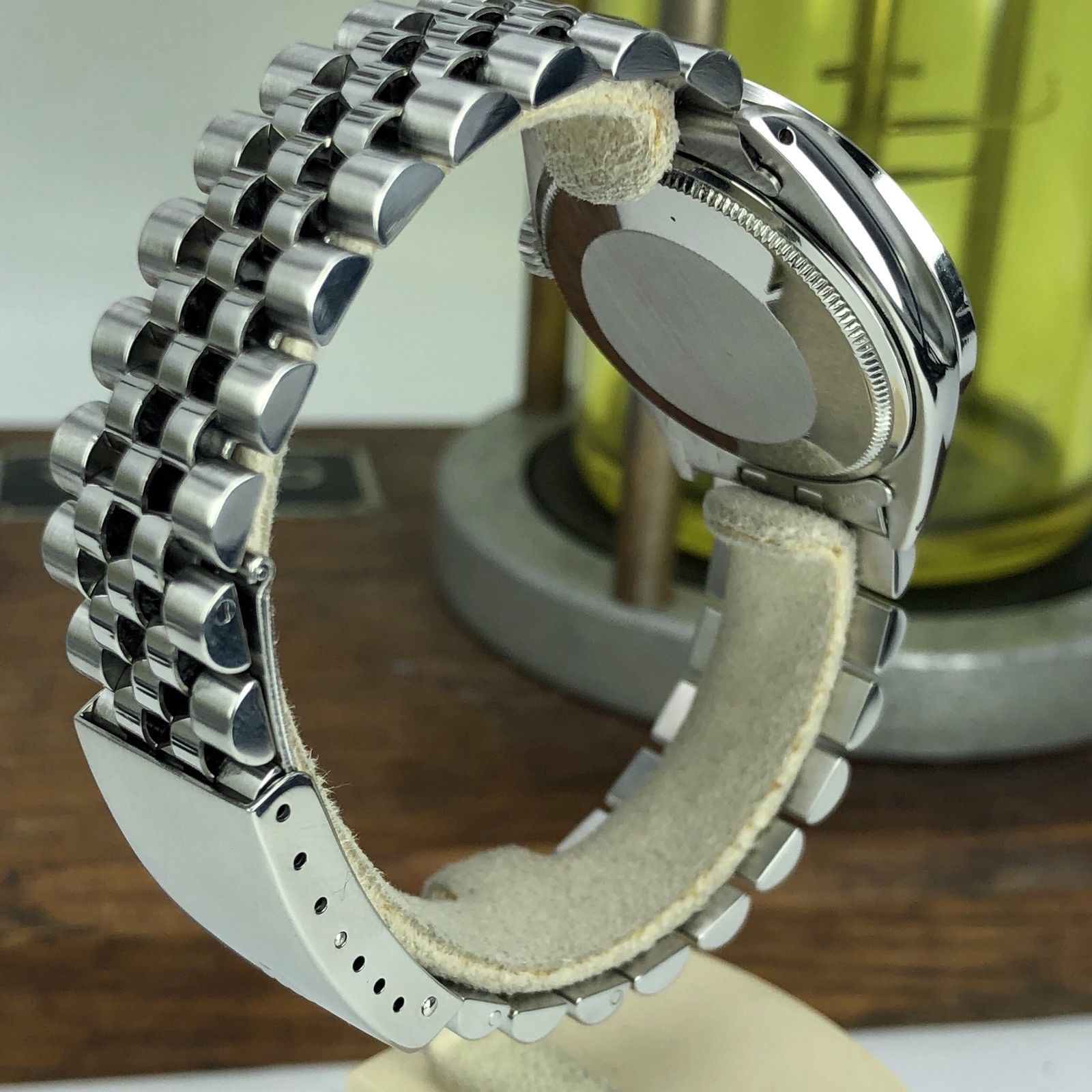 1971 Vintage Rolex Date 1501 Unique Gray Dial W Jubilee Bracelet