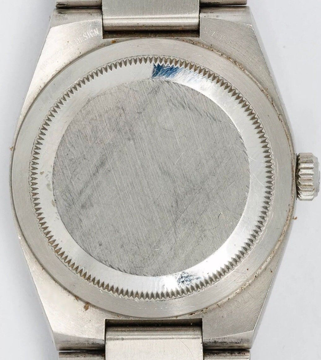 1982 Vintage Rolex DateJust Oyster quartz 17000 Black Dial Unpolished Case