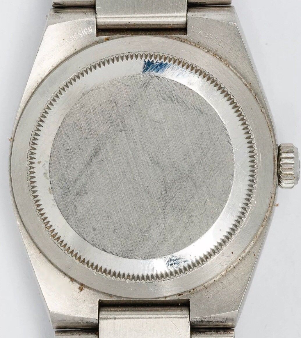 1982 Vintage Rolex DateJust Oyster quartz 17000 Black Dial Unpolished Case