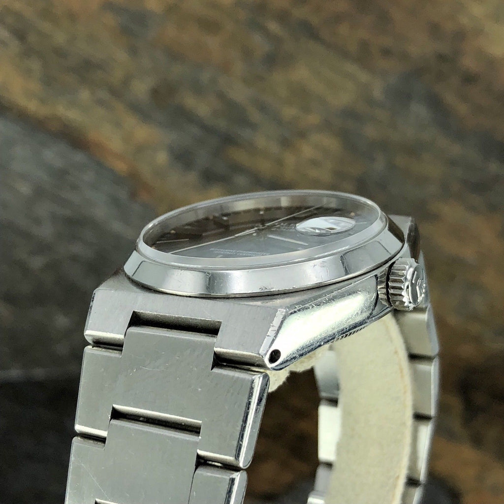 1982 Vintage Rolex DateJust Oyster quartz 17000 Black Dial Unpolished Case