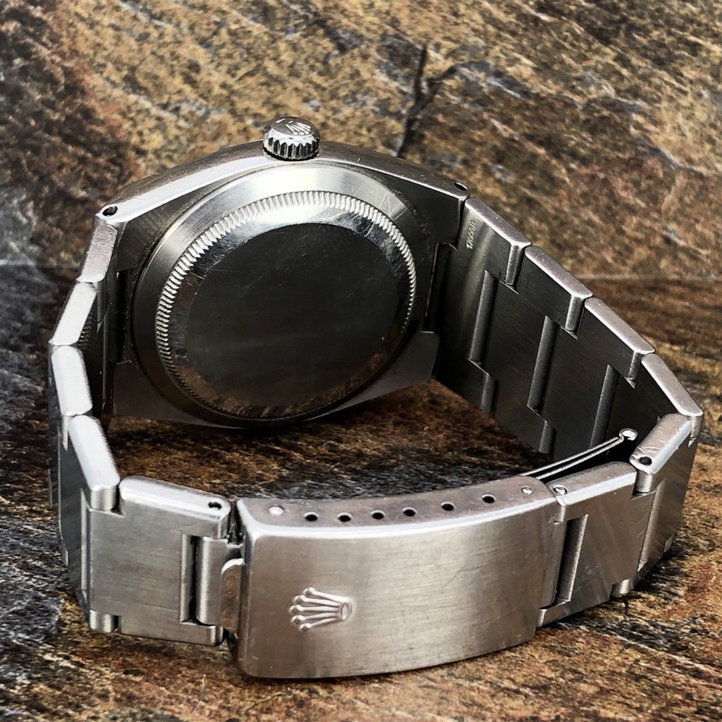 1982 Vintage Rolex DateJust Oyster quartz 17000 Black Dial Unpolished Case