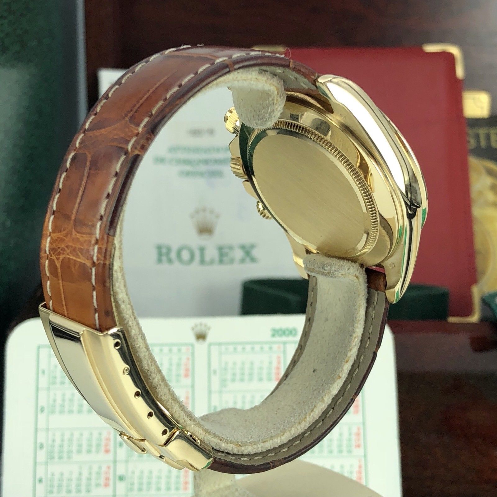 1999 Vintage Rolex Daytona 16518 Diamond Dial zenith A Serial Full Set Papers