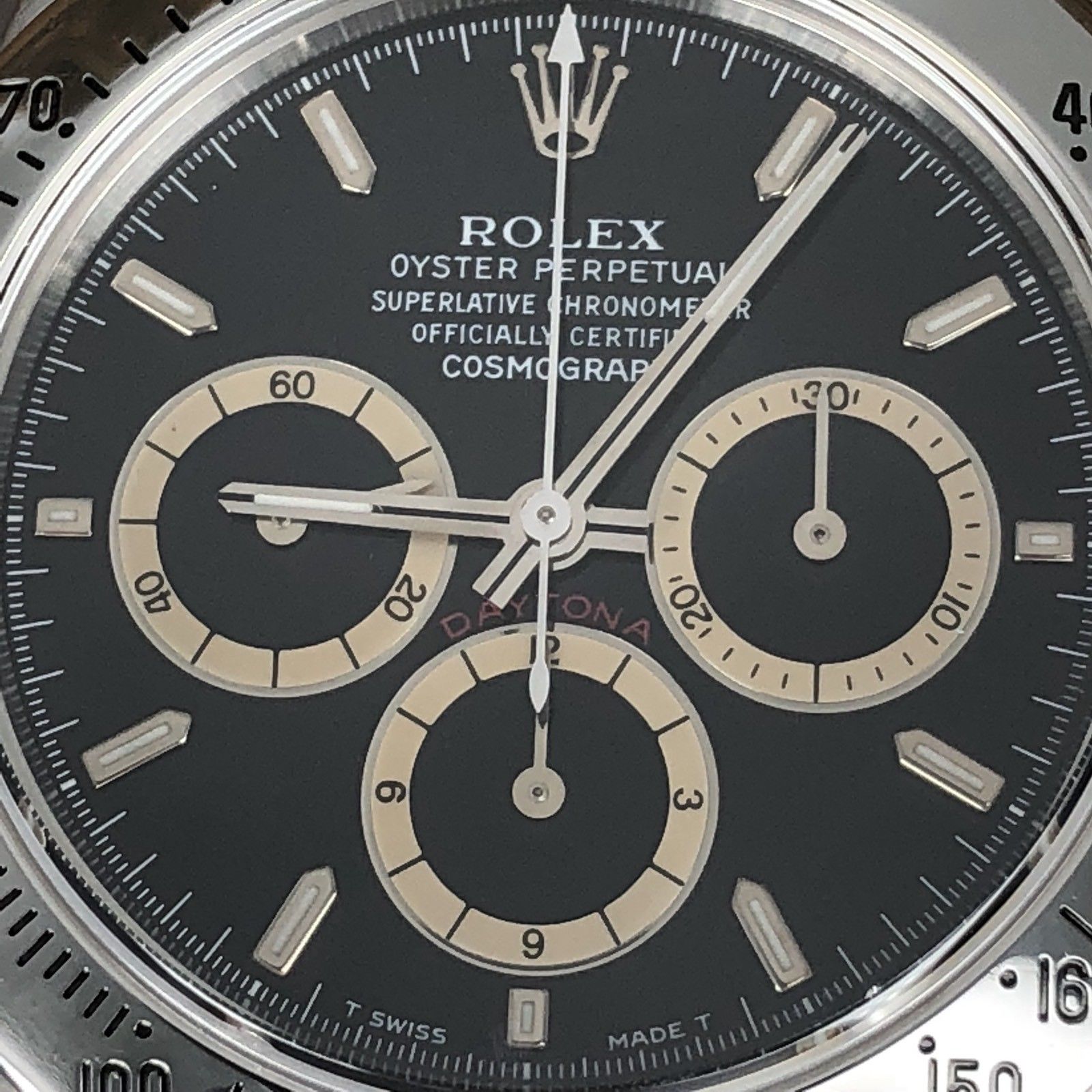 Vintage Rolex Daytona 16520 Zenith 1994 S Serial Inverted 6 Patrizzi Dial