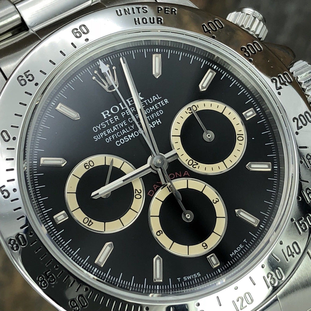 Vintage Rolex Daytona 16520 Zenith 1994 S Serial Inverted 6 Patrizzi Dial