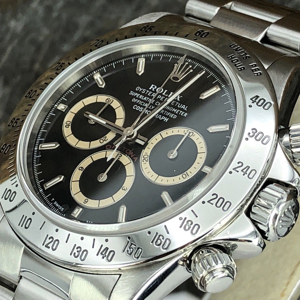 Vintage Rolex Daytona 16520 Zenith 1994 S Serial Inverted 6 Patrizzi Dial