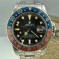 Vintage Rolex GMT Master 1675 Dial Pepsi Unpolished Untouched 1977
