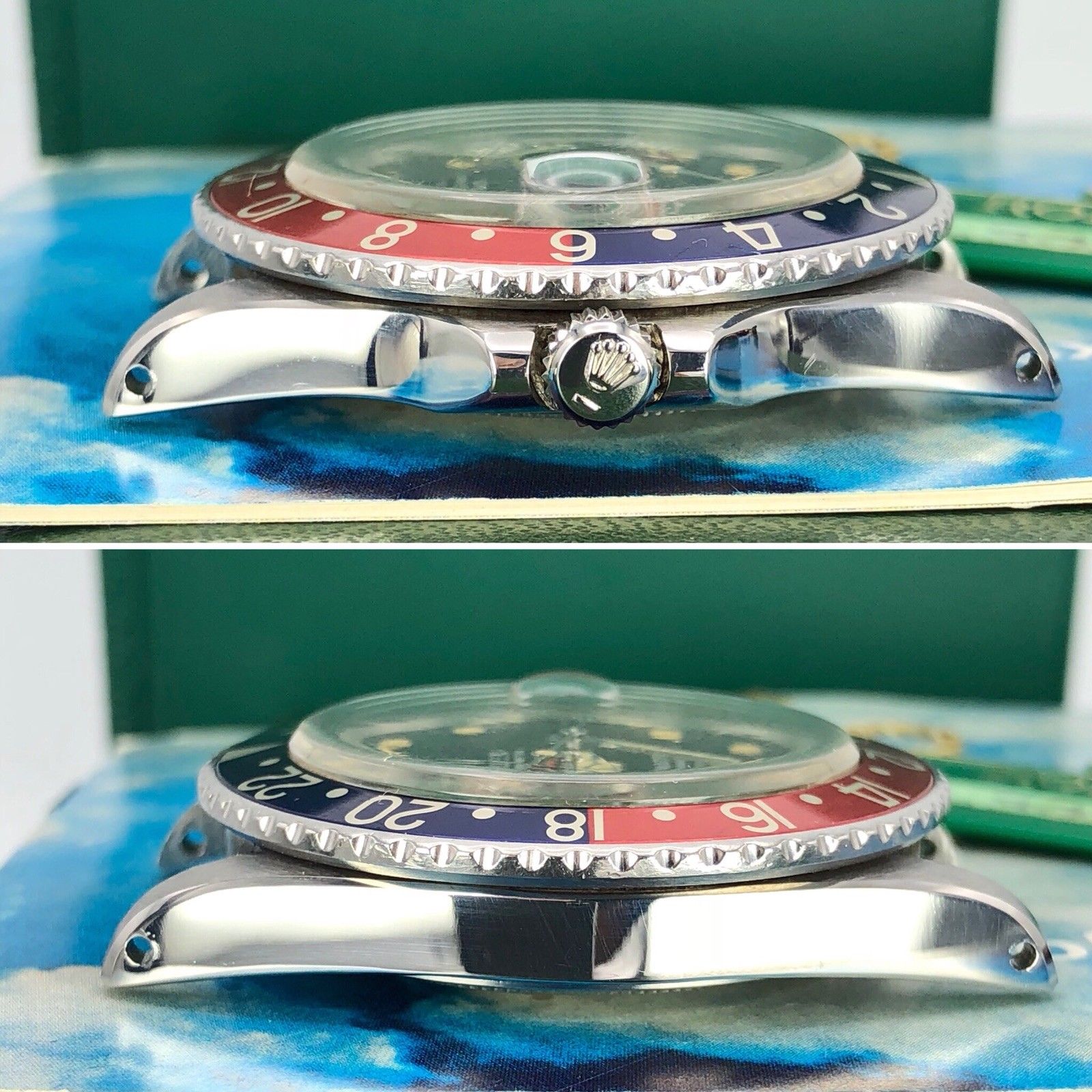 1971 Vintage Rolex GMT Master 1675 Mk1 Long E Dial Full Set Punch Papers Box