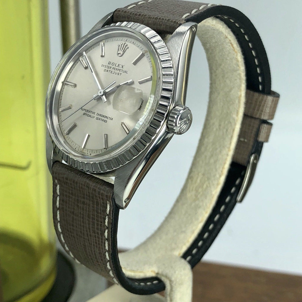 1974 Vintage Rolex 1603 Datejust Factory Silver Sigma Dial