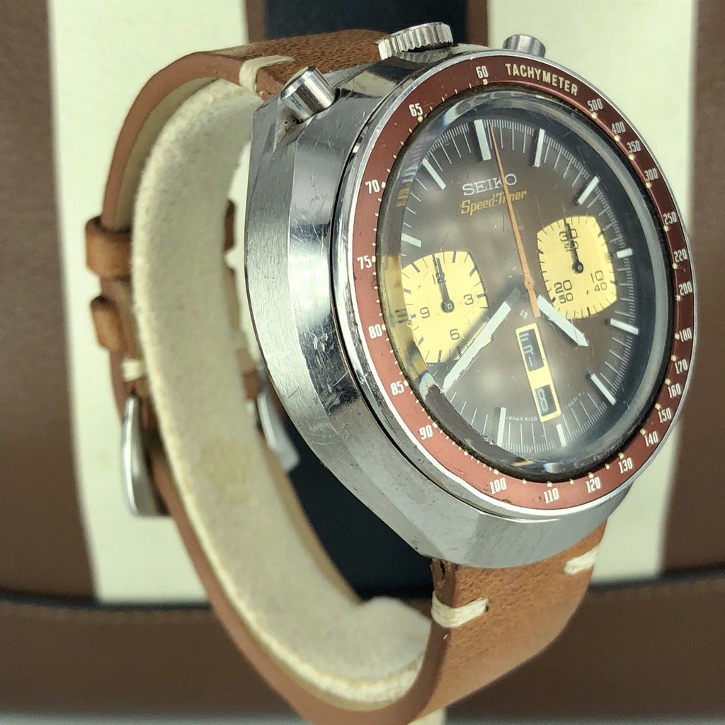 Vintage Seiko bullhead Chronograph 6138-0040 From The 70’s