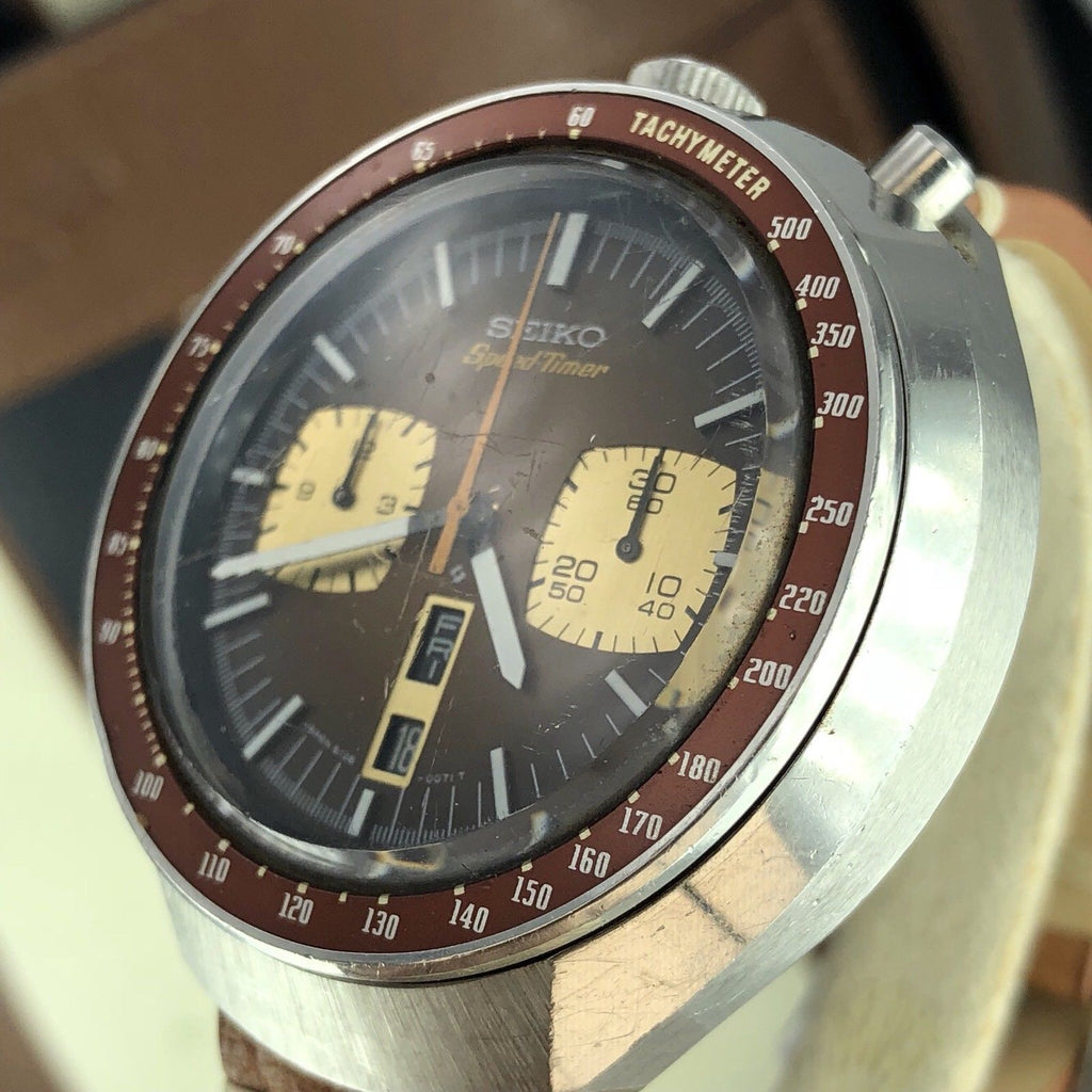 Vintage Seiko bullhead Chronograph 6138-0040 From The 70’s