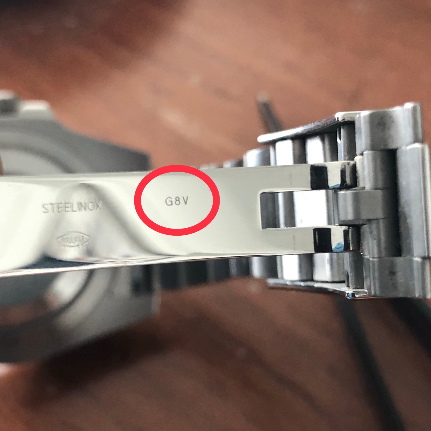 ROLEX BRACELET CODE CHART